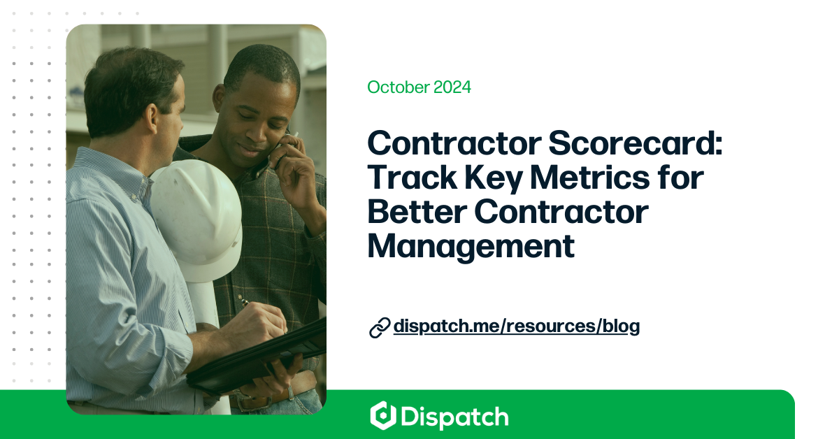 Contractor Scorecards Give Trustworthy Metrics