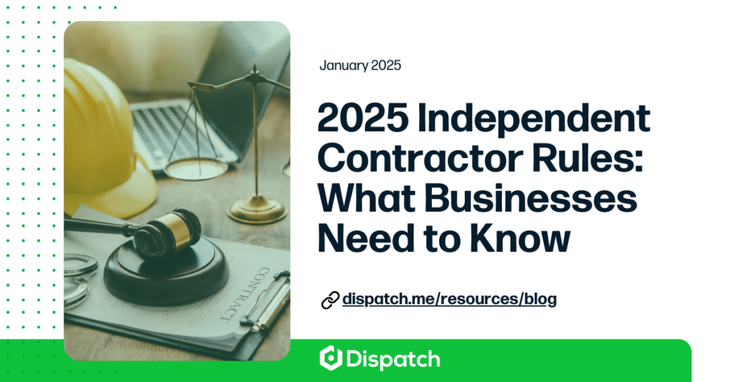 2025 Independent Contractor Rules